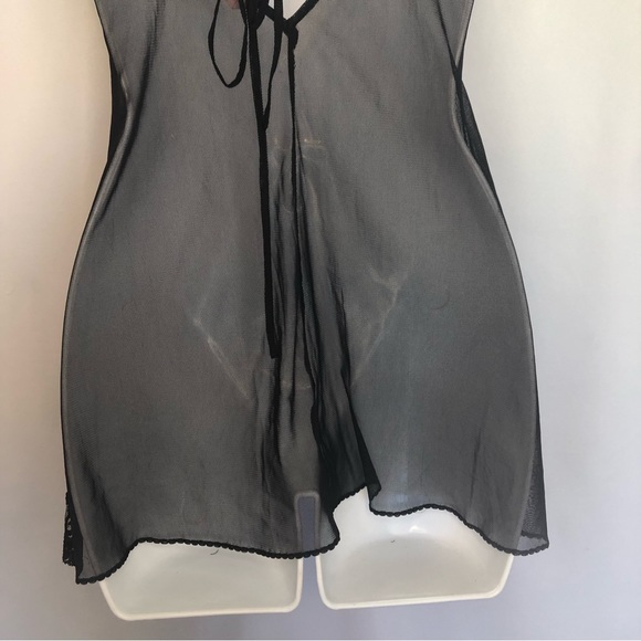 Vintage Y2K Victoria’s Secret Black Lace Nightgown - Picture 8 of 10